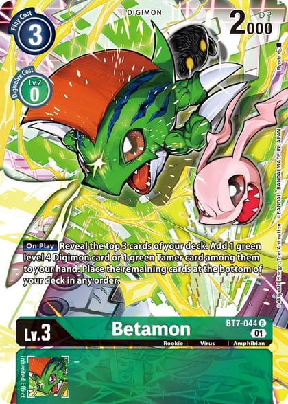 Betamon (Alternate Art), Next Adventure BT7-044 R