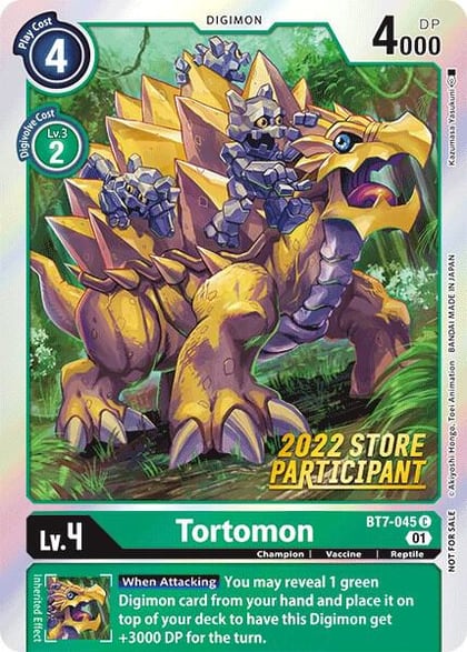 Tortomon (2022 Store Participant), Next Adventure BT7-045 C
