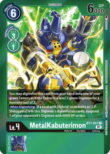 MetalKabuterimon (Event Pack 3), Next Adventure BT7-047 C