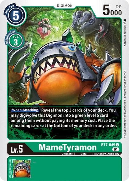MameTyramon, Next Adventure BT7-049 U