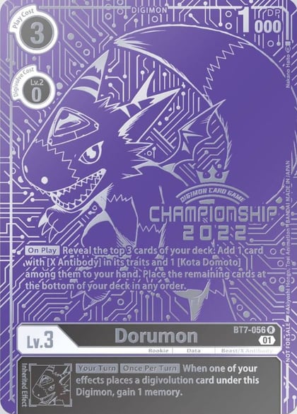 Dorumon (2022 Championship Finals Top 16), Next Adventure BT7-056 R