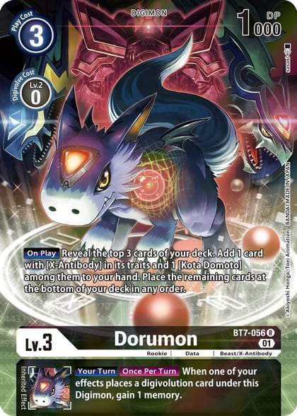 Dorumon (Alternate Art), Next Adventure BT7-056 R