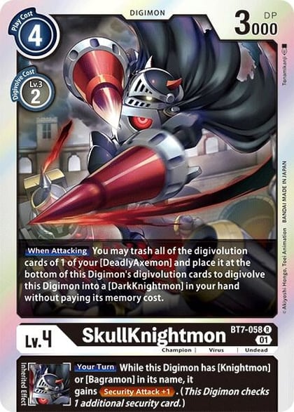 SkullKnightmon, Next Adventure BT7-058 R