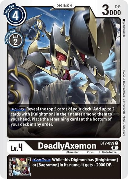 DeadlyAxemon, Next Adventure BT7-059 C