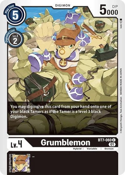 Grumblemon, Next Adventure BT7-060 C