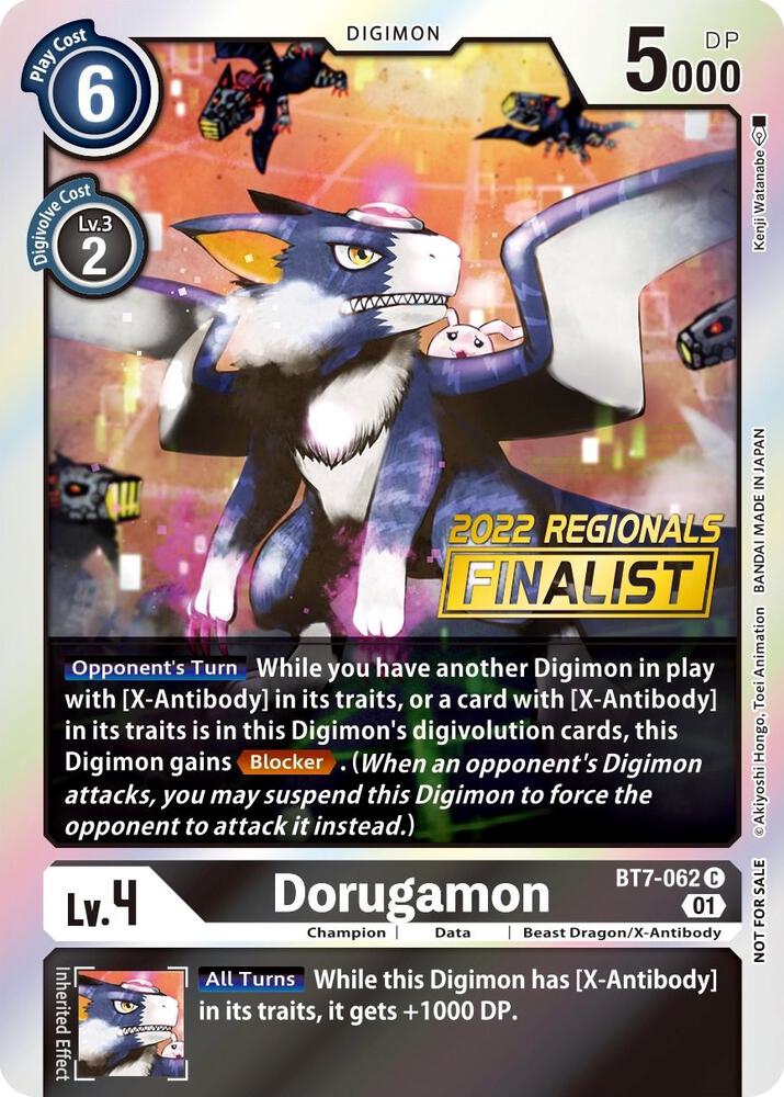 Dorugamon (2022 Championship Offline Regional) [Online Finalist], Next Adventure BT7-062 C