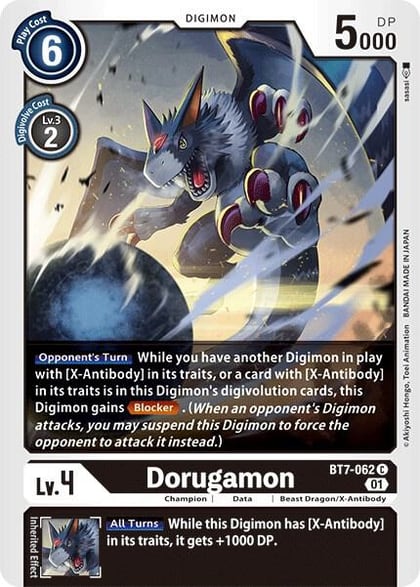 Dorugamon, Next Adventure BT7-062 C