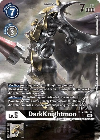 DarkKnightmon (Alternate Art), Next Adventure BT7-063 SR