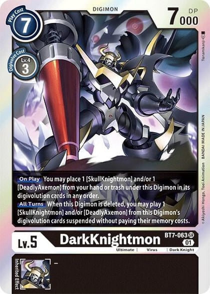 DarkKnightmon, Next Adventure BT7-063 SR