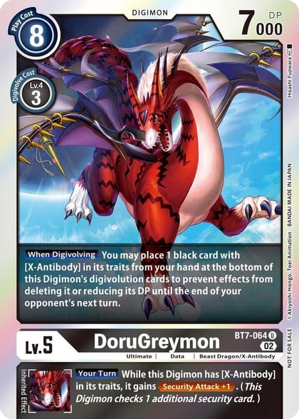 DoruGreymon (Official Tournament Pack Vol. 6), Next Adventure BT7-064 U