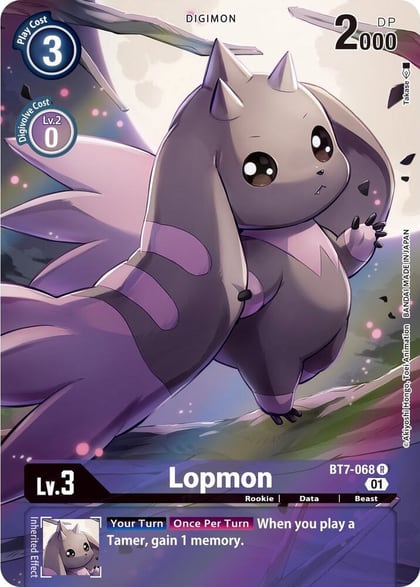 Lopmon (Alternate Art), Next Adventure BT7-068 R