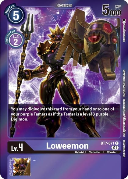 Loweemon (Event Pack 3), Next Adventure BT7-071 C