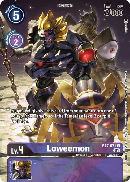 Loweemon (2nd Anniversary Frontier Card), Next Adventure BT7-071 C