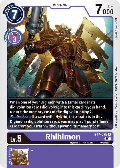 Rhihimon, Next Adventure BT7-075 U