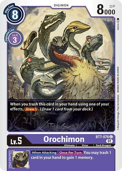 Orochimon, Next Adventure BT7-076 C