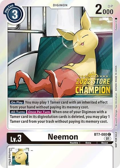 Neemon (2022 Store Champion), Next Adventure BT7-080 C