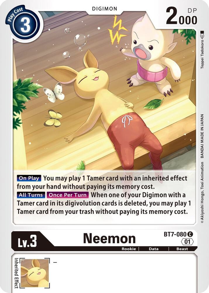 Neemon, Next Adventure BT7-080 C