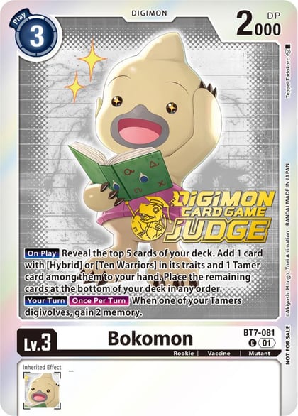 Bokomon - BT7-081 (Judge Pack 4), Next Adventure BT7-081 C
