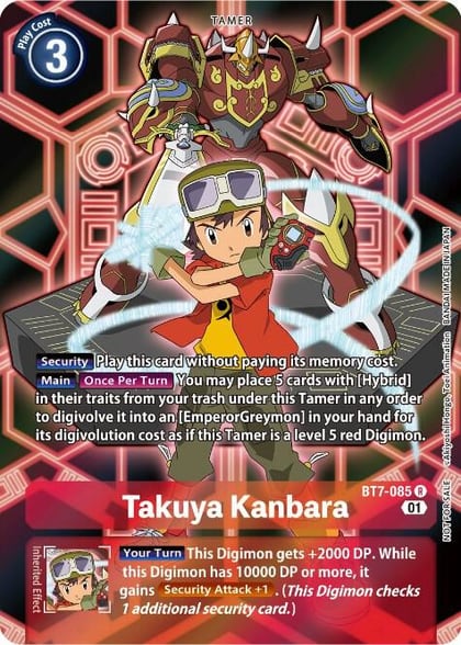 Takuya Kanbara (D-Scanner Alternate Art), Next Adventure BT7-085 R