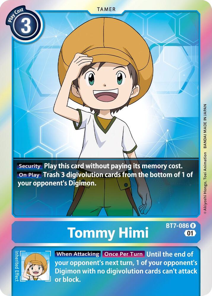 Tommy Himi, Next Adventure BT7-086 R