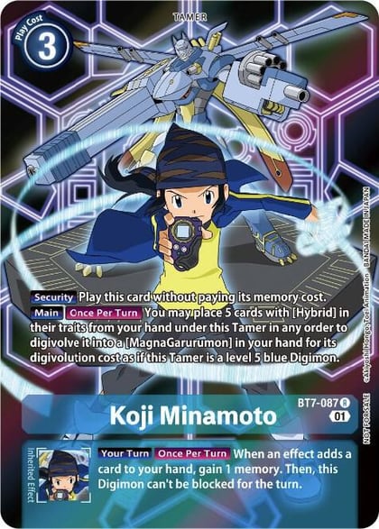 Koji Minamoto (D-Scanner Alternate Art), Next Adventure BT7-087 R