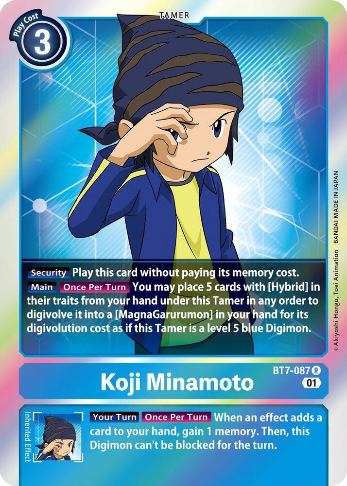 Koji Minamoto, Next Adventure BT7-087 R