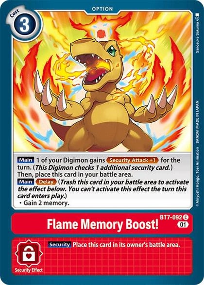 Flame Memory Boost!, Next Adventure BT7-092 C