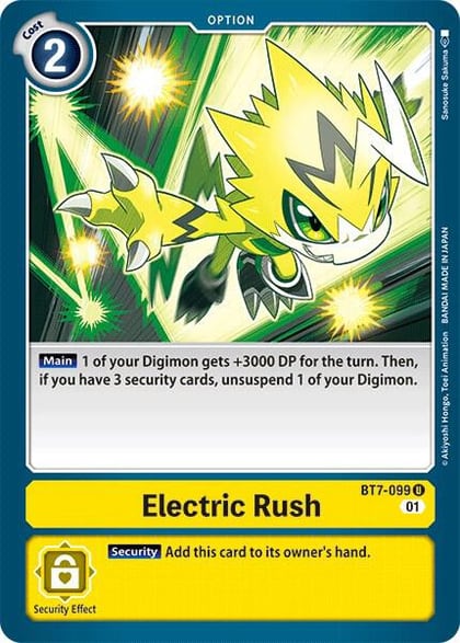 Electric Rush, Next Adventure BT7-099 U