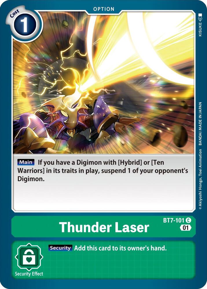 Thunder Laser, Next Adventure BT7-101 C