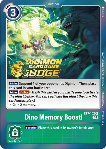 Dino Memory Boost! (Judge Pack 3), Next Adventure BT7-102 C