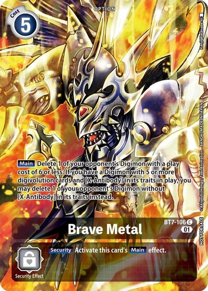 Brave Metal (Premium Deck Set), Next Adventure BT7-106 C