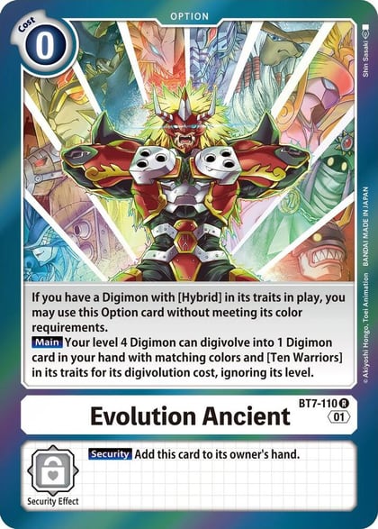 Evolution Ancient, Next Adventure BT7-110 R