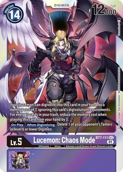 Lucemon: Chaos Mode, Next Adventure BT7-111 SEC