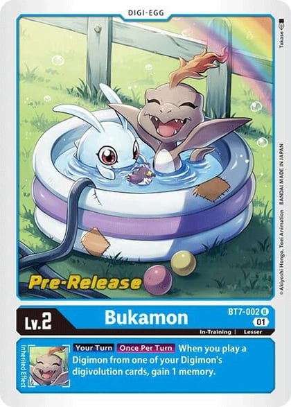 Bukamon, Next Adventure Pre-Release Cards BT7-002 U