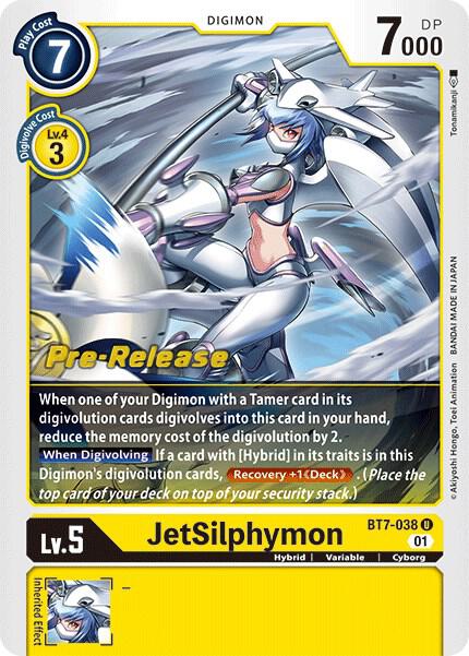 JetSilphymon, Next Adventure Pre-Release Cards BT7-038 U