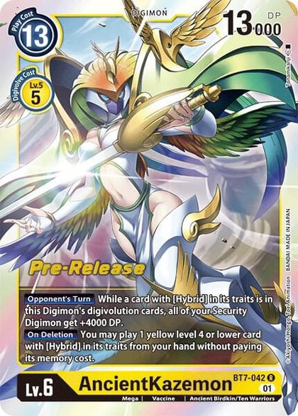 AncientKazemon, Next Adventure Pre-Release Cards BT7-042 R