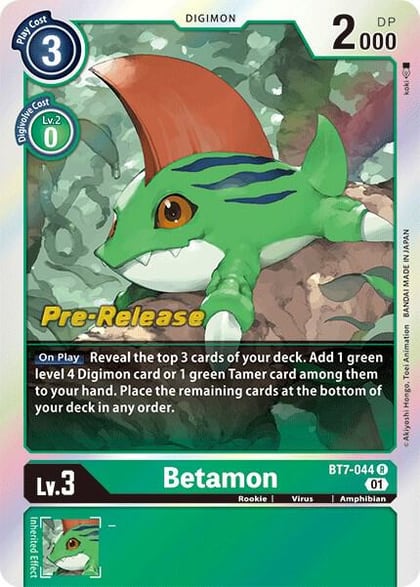 Betamon, Next Adventure Pre-Release Cards BT7-044 R
