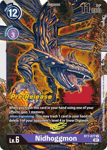 Nidhoggmon, Next Adventure Pre-Release Cards BT7-077 U