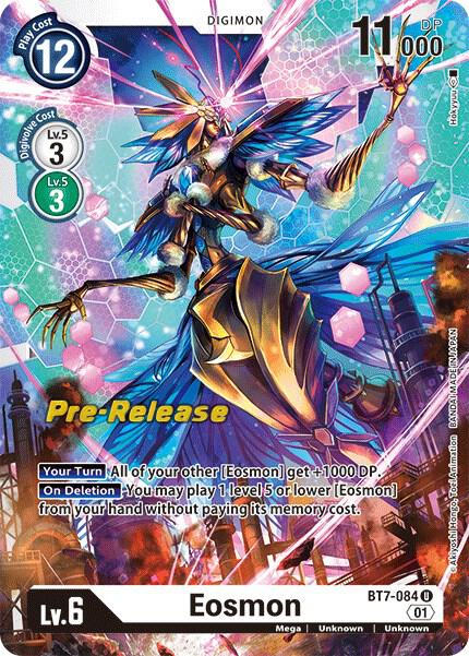 Eosmon, Next Adventure Pre-Release Cards BT7-084 U