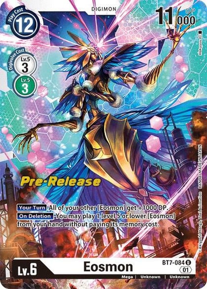 Eosmon, Next Adventure Pre-Release Cards BT7-084 U