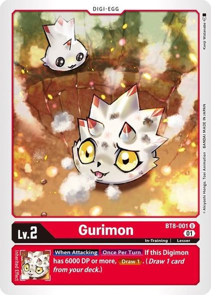 Gurimon, New Awakening BT8-001 U