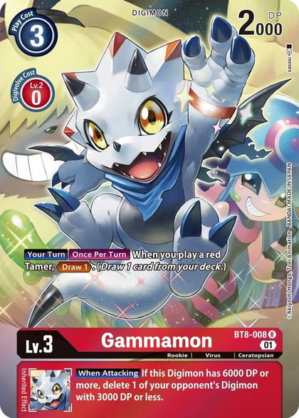 Gammamon (Alternate Art), New Awakening BT8-008 R