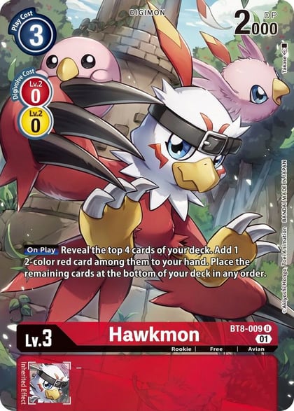 Hawkmon (Alternate Art), New Awakening BT8-009 U