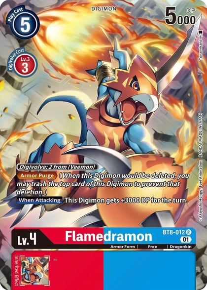 Flamedramon (Alternate Art), New Awakening BT8-012 R