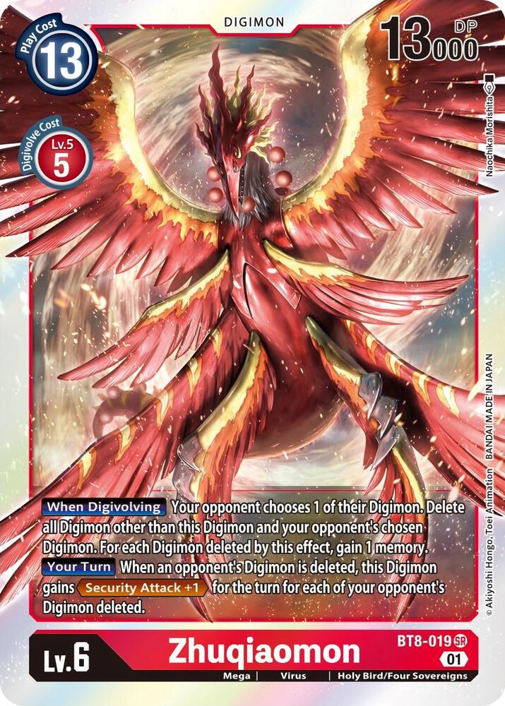 Zhuqiaomon, New Awakening BT8-019 SR