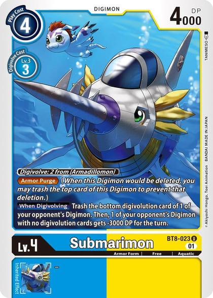 Submarimon, New Awakening BT8-023 U
