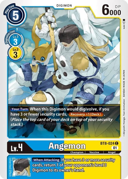 Angemon, New Awakening BT8-024 C
