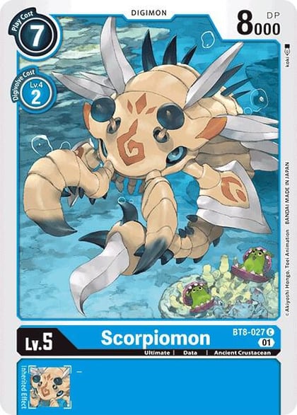 Scorpiomon, New Awakening BT8-027 C