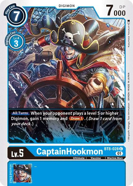 CaptainHookmon, New Awakening BT8-028 C