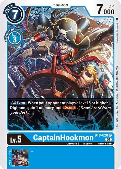 CaptainHookmon, New Awakening BT8-028 C